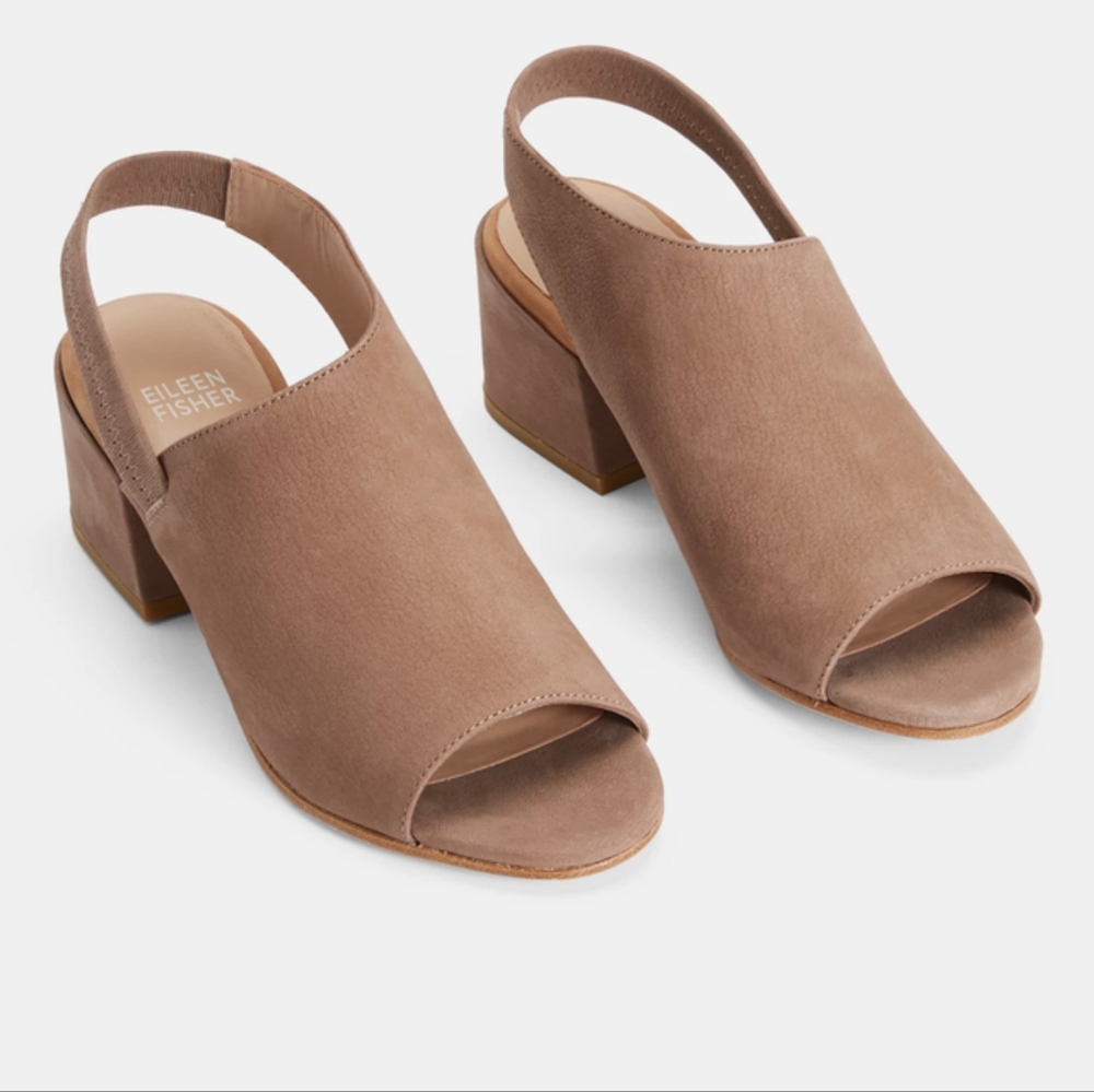 Eileen Fisher Leigh Nubuck Slingback
